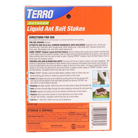 TERRO® Outdoor Liquid Ant Bait Stakes