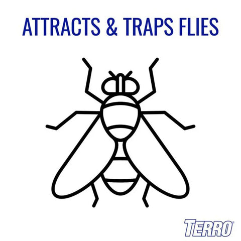 TERRO® Fly Magnet® Fly Paper Trap - 8 Pack