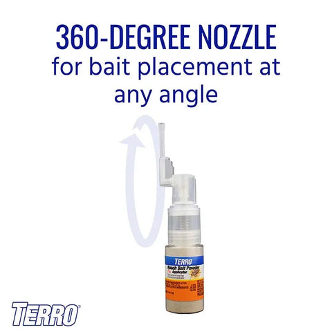 TERRO® Roach Bait Powder Plus Applicator